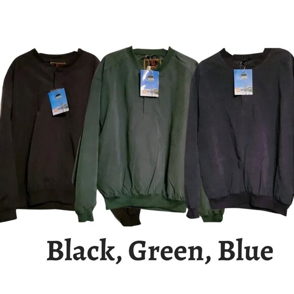NWT Three (3) Baru Sports Microfiber Golf Windshirt-SM-Polyester Blend - Picture 1 of 8